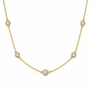 5 CZ Necklace