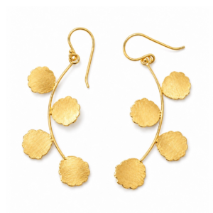 Floral Discs Earrings