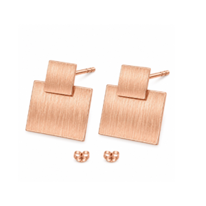 2 Squares Stud Earrings